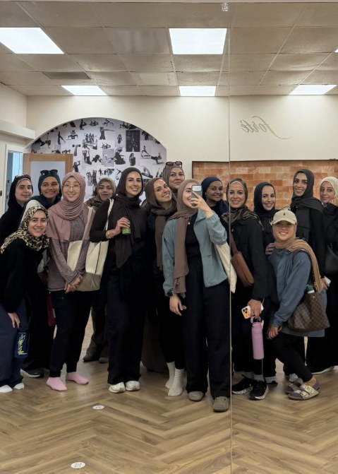 A group of Seeking Sakinah sisters smiling together